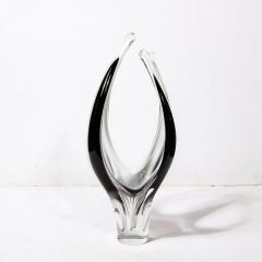Paul Kedelv Mid Century Modernist Glass Sculpture by Paul Kedelv for Flygsfors and Coquille - 3276340