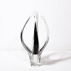 Paul Kedelv Mid Century Modernist Glass Sculpture by Paul Kedelv for Flygsfors and Coquille - 3276490