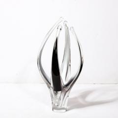 Paul Kedelv Mid Century Modernist Glass Sculpture by Paul Kedelv for Flygsfors and Coquille - 3276502