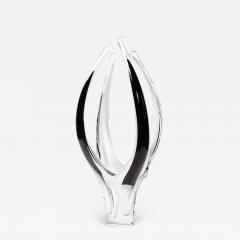 Paul Kedelv Mid Century Modernist Glass Sculpture by Paul Kedelv for Flygsfors and Coquille - 3281366