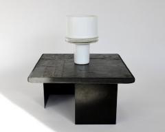 Paul Kingma Paul Kingma Attributed coffee or side table black belgian marble - 4021114