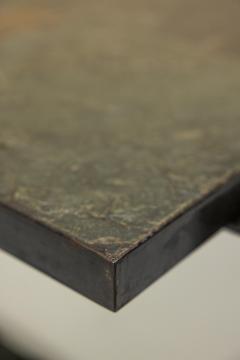 Paul Kingma Paul Kingma Brutalist Coffee Table In Stone And Metal Netherlands 1960s - 3555274