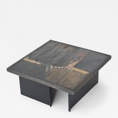 Paul Kingma Paul Kingma square coffee table piece of art The Netherlands 1960 - 4165090