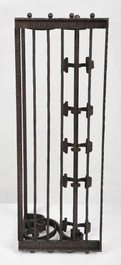 Paul Kiss ART DECO HAMMERED WROUGHT IRONT COAT RACK BY PAUL KISS - 2945950