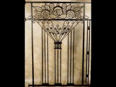 Paul Kiss Paul Kiss pair of hand forged iron panels - 3184276