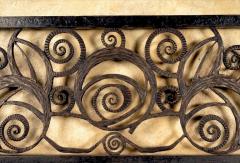 Paul Kiss Paul Kiss pair of hand forged iron panels - 3184278