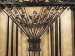 Paul Kiss Paul Kiss pair of hand forged iron panels - 3184280