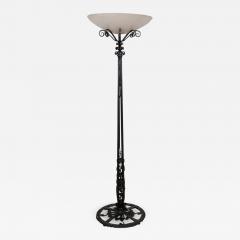 Paul Kiss Superb lamp floor made of wrought iron by Paul Kiss 1920s - 905594