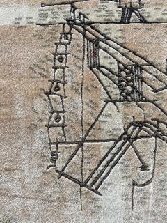 Paul Klee Hand Made Tapestry The Tightrope Walker After Paul Klee - 4766914