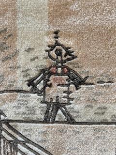 Paul Klee Hand Made Tapestry The Tightrope Walker After Paul Klee - 4766946