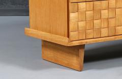 Paul L szl California Modernist Basket Weave Dresser by Paul Laszlo - 4633173