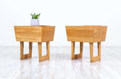 Paul L szl Mid Century Modern Night Stands by Paul Laszlo for Brown Saltman - 2265434