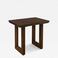 Paul L szl Paul Laszlo Architectural Side Table in Dark Oak 1950s - 4151826