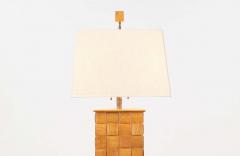 Paul L szl Paul Laszlo Basket Weave Table Lamp for Brown Saltman - 2224683