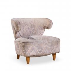 Paul L szl Paul Laszlo Mid Century Scroll Lounge Chairs Pair - 4512687