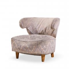 Paul L szl Paul Laszlo Mid Century Scroll Lounge Chairs Pair - 4512688