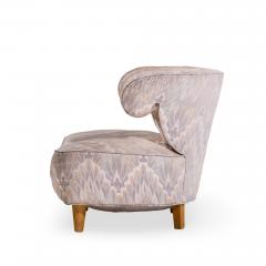 Paul L szl Paul Laszlo Mid Century Scroll Lounge Chairs Pair - 4512689