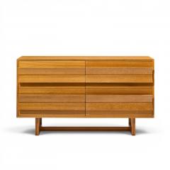 Paul L szl Paul Laszlo for Brown Saltman Mid Century Bleached Mahogany Lowboy Dresser - 4687176