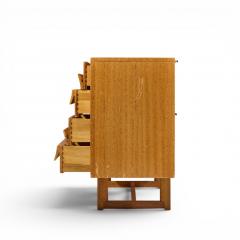 Paul L szl Paul Laszlo for Brown Saltman Mid Century Bleached Mahogany Lowboy Dresser - 4687179