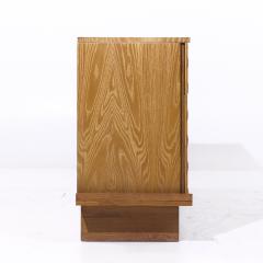 Paul L szl Paul Laszlo for Brown Saltman Mid Century Oak Basketweave Dresser - 4116947