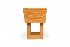 Paul L szl Paul Laszlo for Brown Saltman Mid Century Wooden Trapezoidal Nightstands - 4652445