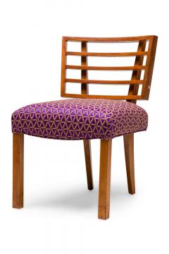 Paul L szl Set of 6 Paul Laszlo Mid Century American Geometric Upholstered Dining Chairs - 4273340