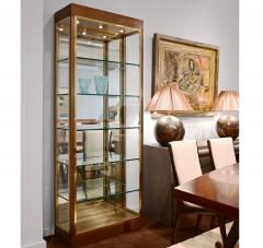 Paul M Jones Paul M Jones Illuminated Etagere in Bronze and Brass 1980s - 2384715