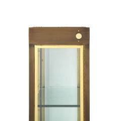 Paul M Jones Paul M Jones Illuminated Etagere in Bronze and Brass 1980s - 2384716