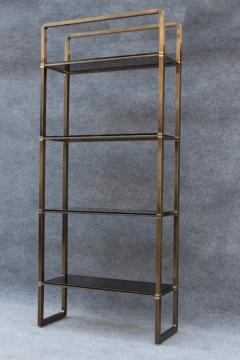 Paul M Jones Paul M Jones Solid Brass Glass Large 4 Shelf Etagere - 3330830