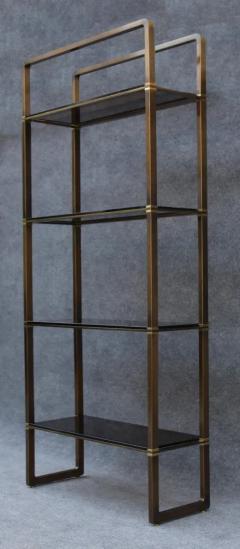 Paul M Jones Paul M Jones Solid Brass Glass Large 4 Shelf Etagere - 3330831