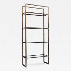 Paul M Jones Paul M Jones Solid Brass Glass Large 4 Shelf Etagere - 3333589