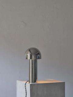 Paul Matter MONOLITH POLISHED SILVERED BRASS SCULPTED TABLE LAMP BY PAUL MATTER - 2374106