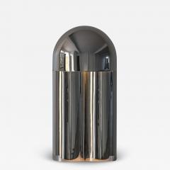 Paul Matter MONOLITH POLISHED SILVERED BRASS SCULPTED TABLE LAMP BY PAUL MATTER - 2378883