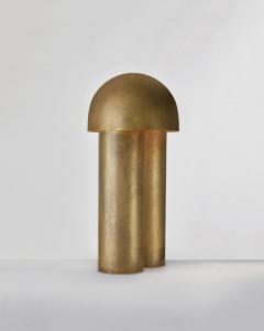 Paul Matter Monolith Brass Sculpted Floor Lamp by Paul Matter - 1211765