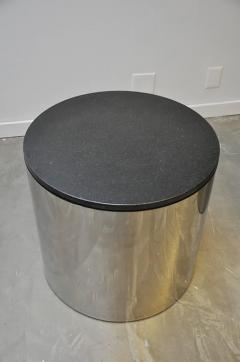 Paul Mayan Paul Mayan Stainless and Black Granite Side Tables - 451190