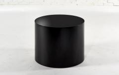 Paul Mayen Black Drum Side End Table 1970 - 2814254