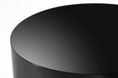 Paul Mayen Black Drum Side End Table 1970 - 2814255