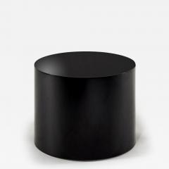 Paul Mayen Black Drum Side End Table 1970 - 2819545