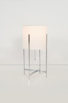 Paul Mayen Chromed Brass Acrylic Table Lamp by Paul Mayen for Habitat 1955c  - 4471200