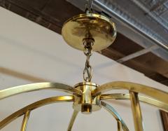 Paul Mayen Mid Century Modern Brass Sphere Chandelier Paul Mayen - 2627809