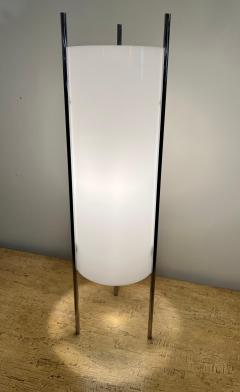Paul Mayen Paul Mayen Modern Chrome and Acrylic Cylinder Table Lamp - 4767413