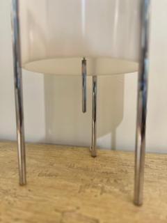 Paul Mayen Paul Mayen Modern Chrome and Acrylic Cylinder Table Lamp - 4767416