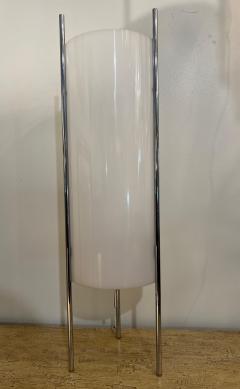 Paul Mayen Paul Mayen Modern Chrome and Acrylic Cylinder Table Lamp - 4767418