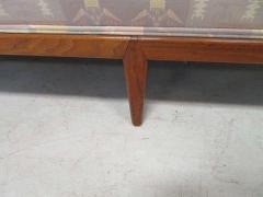 Paul McCobb Handsome Paul McCobb Style Walnut Three Seat Sofa Mid Century Modern - 1737870