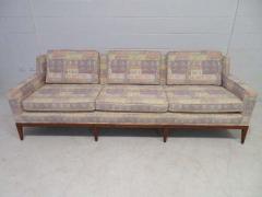 Paul McCobb Handsome Paul McCobb Style Walnut Three Seat Sofa Mid Century Modern - 1737901