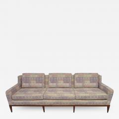 Paul McCobb Handsome Paul McCobb Style Walnut Three Seat Sofa Mid Century Modern - 1738563