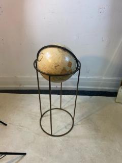 Paul McCobb MODERN REVOLVING GLOBE ON BRASSTONE METAL STAND BY PAUL MCCOBB - 2122974