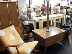 Paul McCobb Mahogany and Brass Table by Paul McCobb - 165249