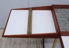 Paul McCobb Mid Century Modern Brass And walnut Paul McCobb Style Bar Cart - 1100865