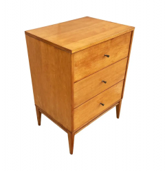 Paul McCobb Mid Century Modern Small Dresser or Tall Night Stand by Paul McCobb in Maple - 2547839